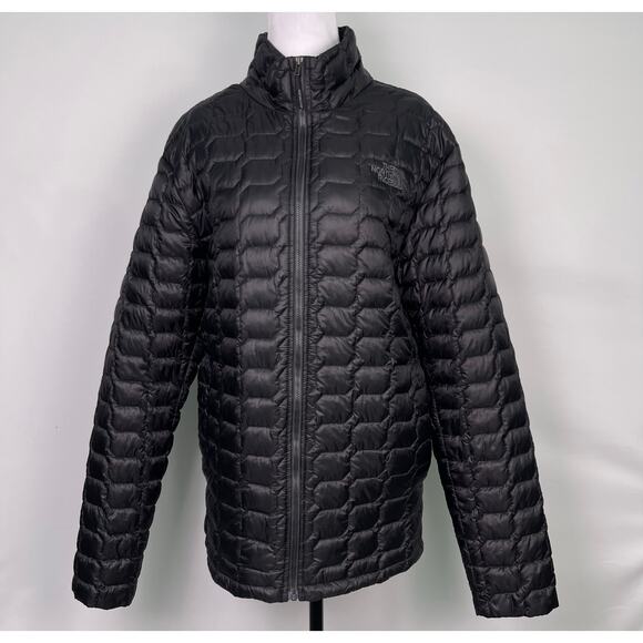 The North Face ThermoBall Insulated Puffer Jacket Black Men’s Large - Picture 2 of 14